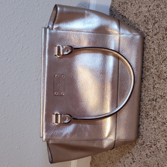 Kate Spade - Large leather Rose gold purse - Picture 1 of 5